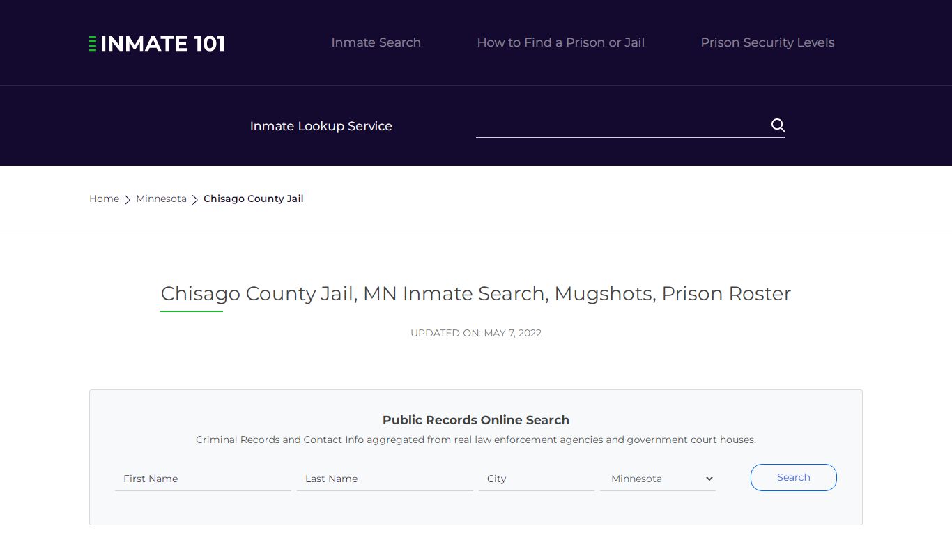 Chisago County Jail, MN Inmate Search, Mugshots, Prison Roster